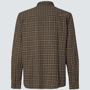 Podium Plaid Ls Flannel - New Dark Brush Check