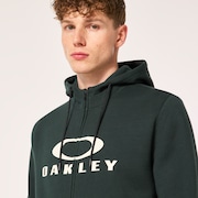 Bark FZ Hoodie 2.0 - Hunter Green/Arctic White