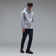 Skull O-Blades Hoodie Jacket - Nickel