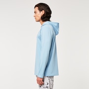 Rainbow Rc Hooded Rushguard - Stonewash Blue