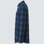 Bear Cozy Jacket - Black/Blue Check