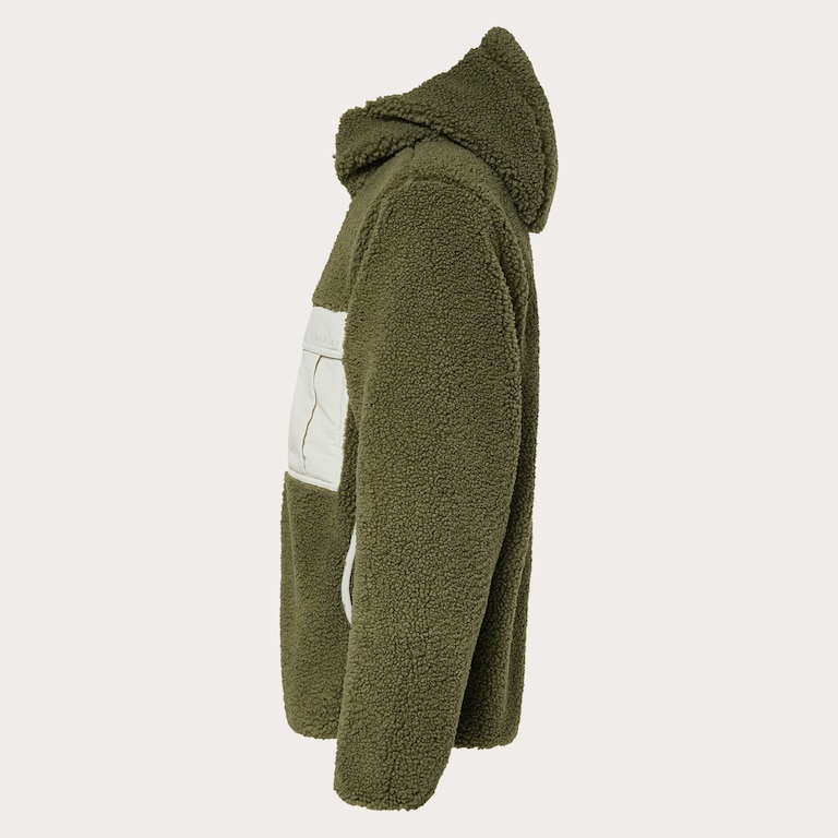 Snowdrift Full Zip Sherpa - Army Green
