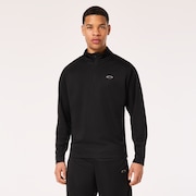 Foundational 1/4 Zip - Blackout