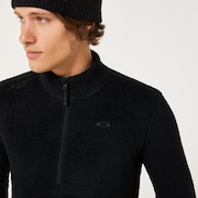 Bowls Alpha Half Zip Sweatshirt - Blackout