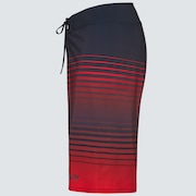 Fade Out 21" Rc Boardshort - Black/Red Stripes