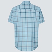 Pacific Button Down SS - Aviator Blue Check