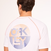 Fingerprint Rashguard - White