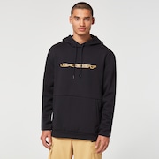 Tc Stretch Logo Hoodie - Blackout