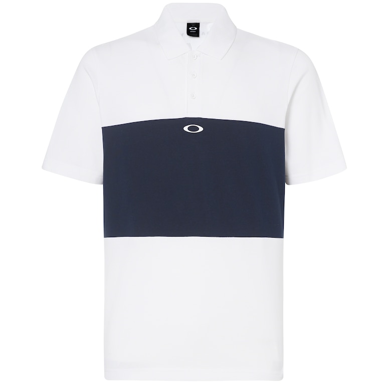 Color Block Polo Short Sleeve - White