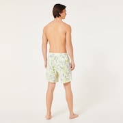 Canary Palms Rc 18" Beachshort - Camo Palm Sulphur