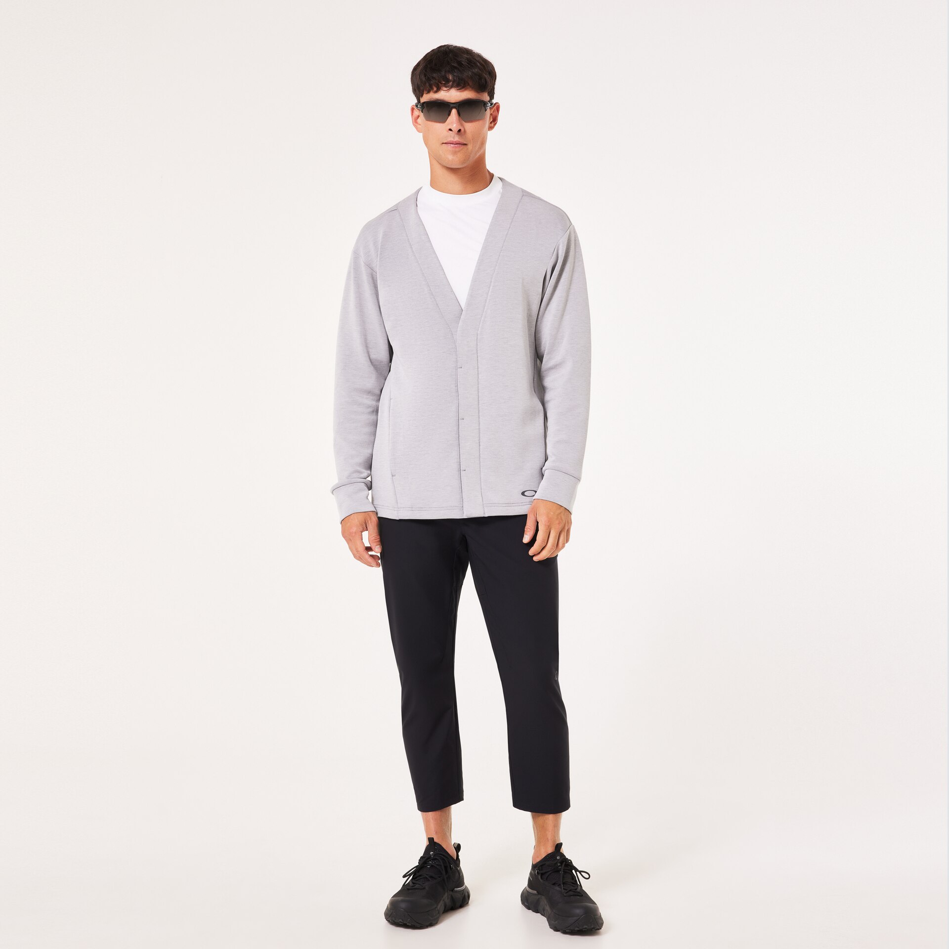 オークリー Enhance QD Fleece Cardigan 3.7 New Athletic Grey