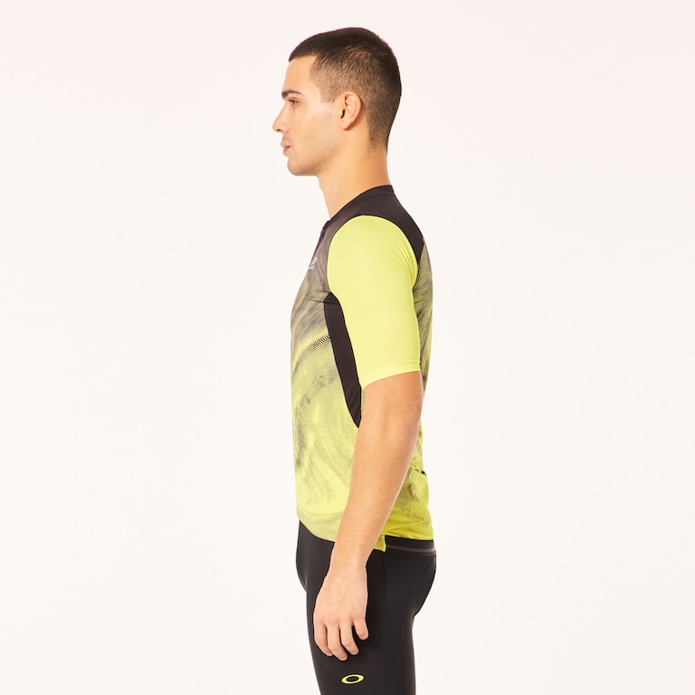 Endurance Dazzle Camo Jersey - Gradient Swirl Black/Yellow