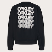 B1B Repeated Crewneck Sweatshirt - Blackout