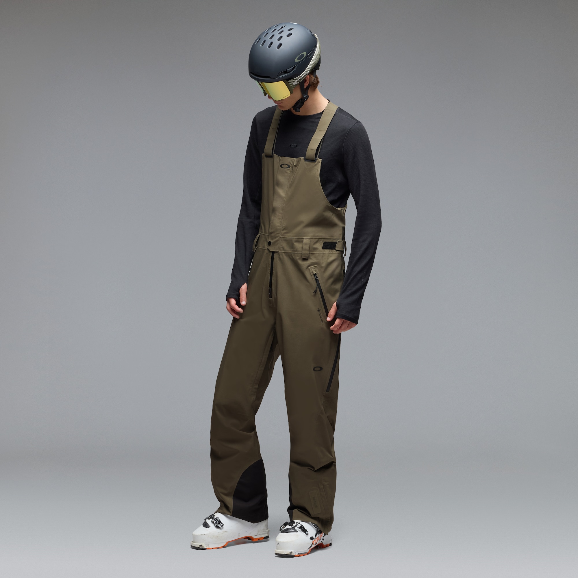 パンツUNBOUND GORE-TEX SHELL BIBユニセックス大人 オークリー Unbound Gore-Tex Shell Bib Deep Olive | オークリー公式