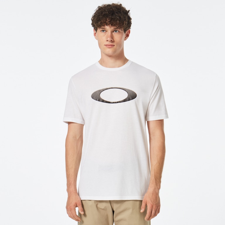 Water Rings Ellipse Tee - White