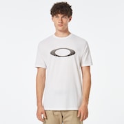 Water Rings Ellipse Tee - White