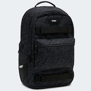 Street Skate Backpack - Black Glass Print