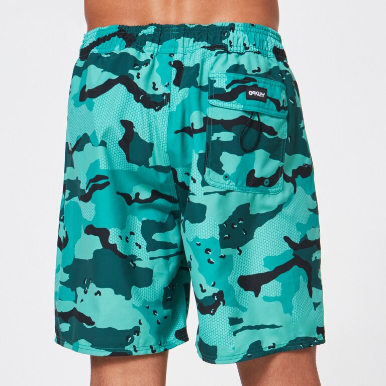 Camo 18 Beach Short - B1B Camo Green