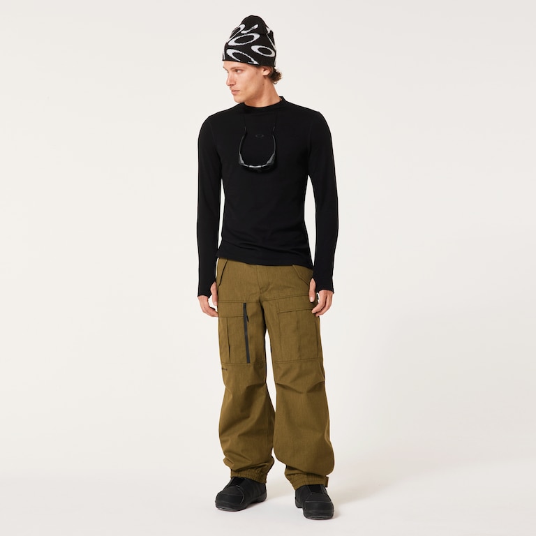 Spruce Wool LS Base Layer - Blackout