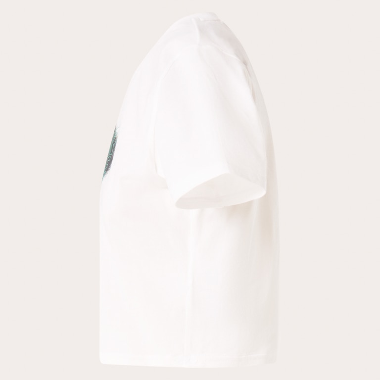 W Pursuit Crop Tee - White