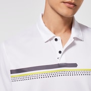Oakley Hexsplit Stripe RC Polo - White
