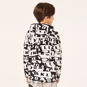 Enhance Knit Hoody Jacket Ytr 7.0 - White Print