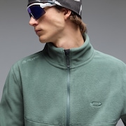 Canopy Polar Zip Sweatshirt​ - Aviator Green