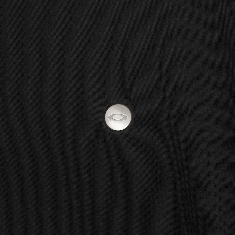 SS T-Shirt Metallic Chest Coin - Pitch Black