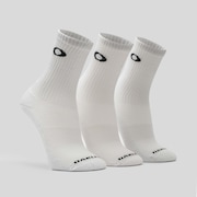 Meia Oakley Essential Crew Sock - 3 pares - White