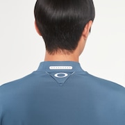 Skull Synchronism Ls Mock Shirt 2.0 - Dark Aqua