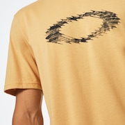 Blurred Static Icon Tee - Light Curry