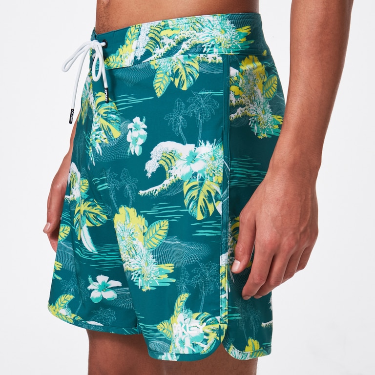Tropical Bloom 18 Boardshort - Bayberry Hawai