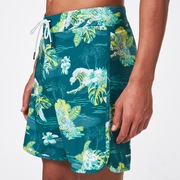 Tropical Bloom 18 Boardshort - Bayberry Hawai