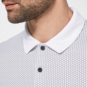 Hexad Block Polo - White