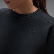 Radiant Peach Fleece Crew 12.0 - Pitch Black