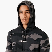 Street Logo Hooded Camo Fleece Camo - Gray Camo