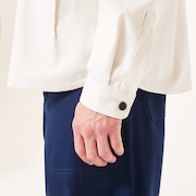 Canvas Snap Jacket - Artic White