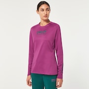 Wmns  Factory Pilot LS Jersey - Ultra Purple