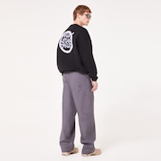 Mtl Ringed B1B Crew Sweatshirt - Blackout