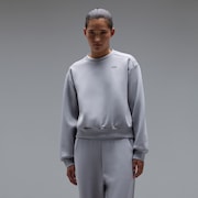 Radiant Peach Fleece Crew 12.0 - Fog Grey