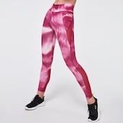 Tie Dye Full Lenght Leggings - Burgundy Tie Dye