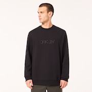 Embroidered B1B Crew Sweatshirt - Blackout