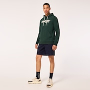 B1B Po Hoodie 2.0 - Hunter Green/Arctic White