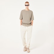 All Day Waffle SS Tee - Boulder Green