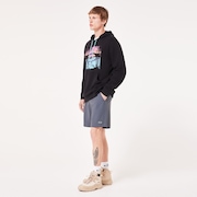 Golden Hour Bark Po Hoodie - Blackout