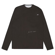 Skydiver Zipped Long Sleeves Tee - Brown