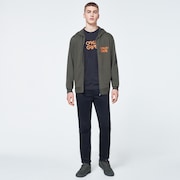 O-Grip Logo Fz Hoodie - New Dark Brush