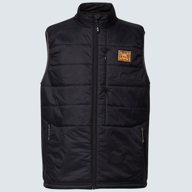 Tc Skull Puffy Vest - Blackout
