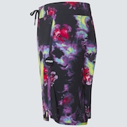 Floral Splash 19" Boardshort - Acid Flower Print