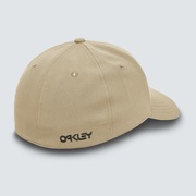 6 Panel Stretch Hat Embossed - Safari